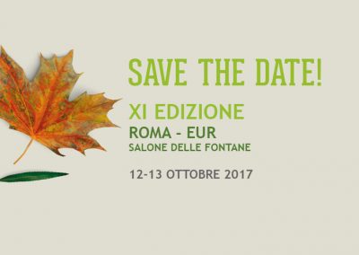 Le date del Forum CompraVerde-BuyGreen 2017