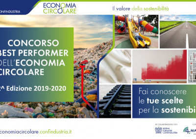 “Best Performer dell’Economia Circolare”, al via il concorso che premia le imprese sostenibili