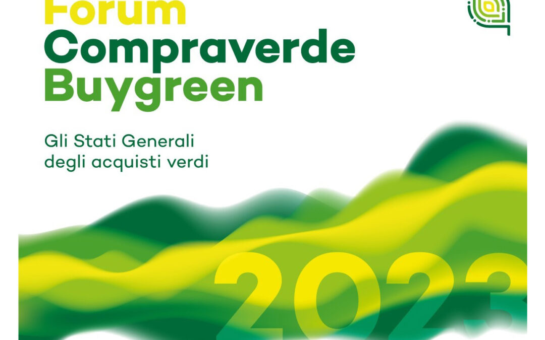 Compraverde Buygreen 2023: meeting on 17 and 18 May in Rome with the Green Procurement General Assembly