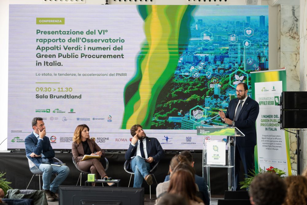 Al Forum Compraverde Buygreen 2023 i numeri del Green Public Procurement in Italia