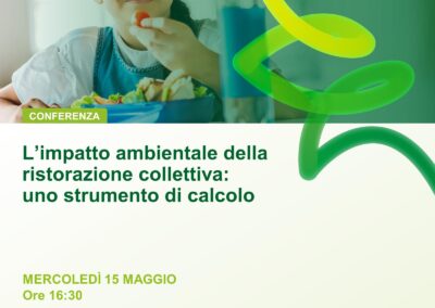 L’impatto ambientale della ristorazione collettiva: presentazione dello strumento di calcolo