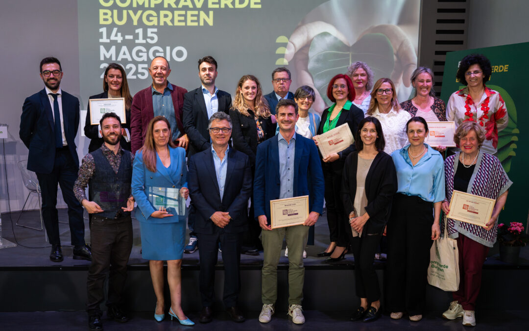 L’eccellenza in Italia ed Europa sul Green Public Procurement,  assegnati i Premi Compraverde Buygreen